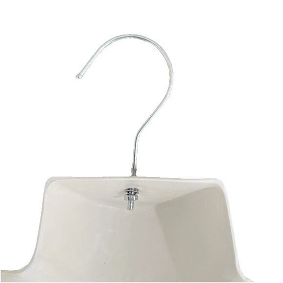 Child Mannequin Torso Hanging Dress Form White Kid Hollow Back Plastic w/ Hanger - Picture 3 of 9